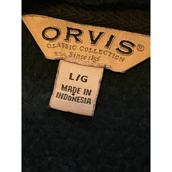 Women's Green Orvis Buttery Soft Cozy Winter Fall Sweatshirt Size Large - Picture 3 of 5